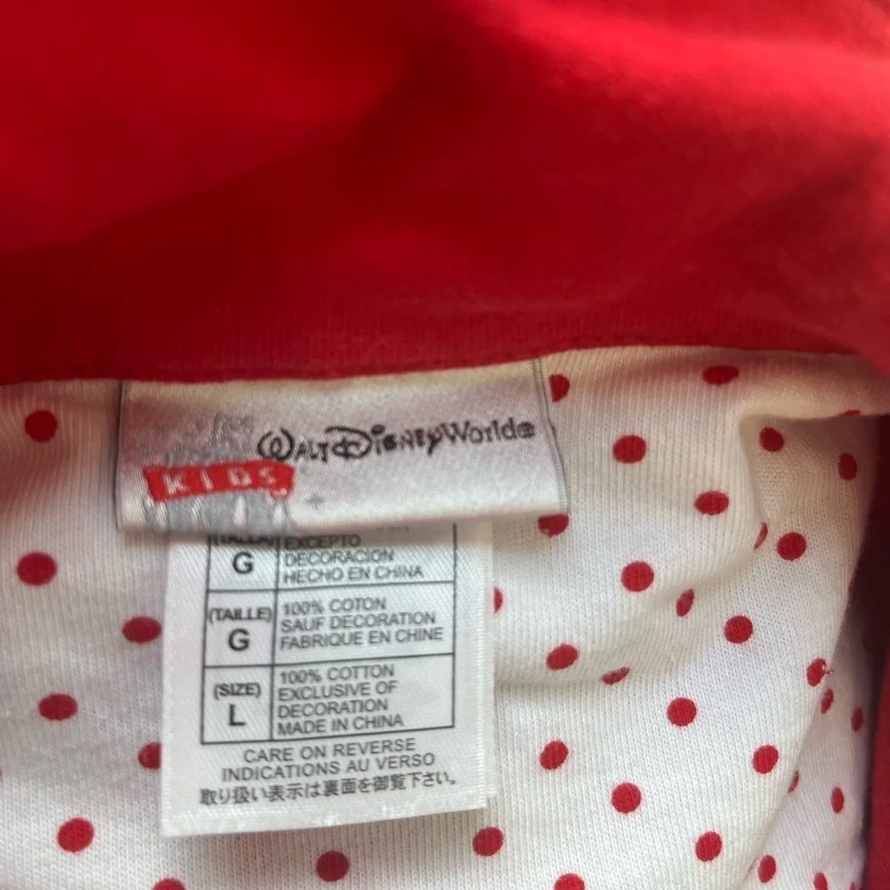Disney Parks Vintage Authentic Disney Cropped Minnie Mouse jacket girls size L